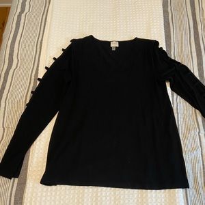 Black long sleeve shirt